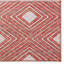Tapis géométrique rouge / blanc tissé à la machine-1107890241