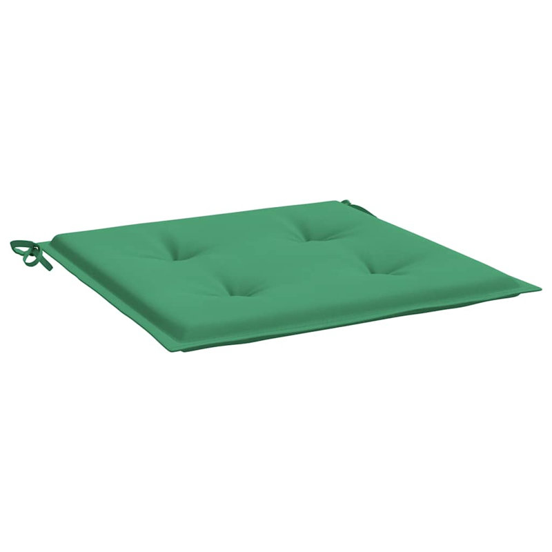 Outdoor Seat Cushion, 15.7" x 15.7" x 1.2", Green