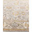 Tapis noué à la main de conception unique Raffin - gris, 7 pi 10 po x 9 pi 9 po
