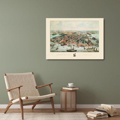 Red Barrel Studio® Magnus Gallery Wrapped Canvas Art Titled: Annapolis Maryland, Magnus