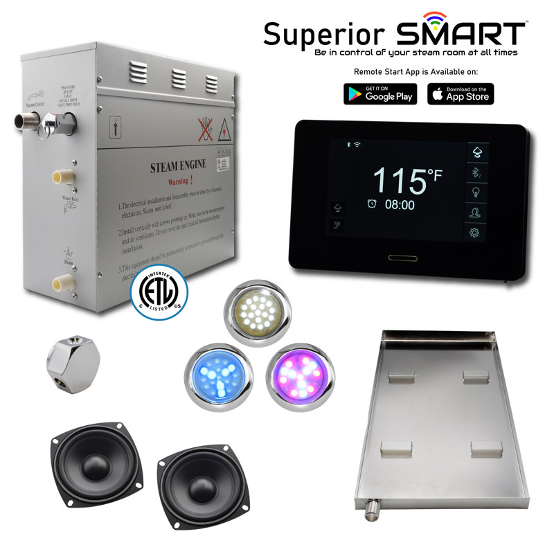 Ensemble de générateur de vapeur 6 kW