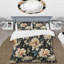 Ensemble de housse de couette floral bleu et blanc Victorian Flower Elegance III-829091256