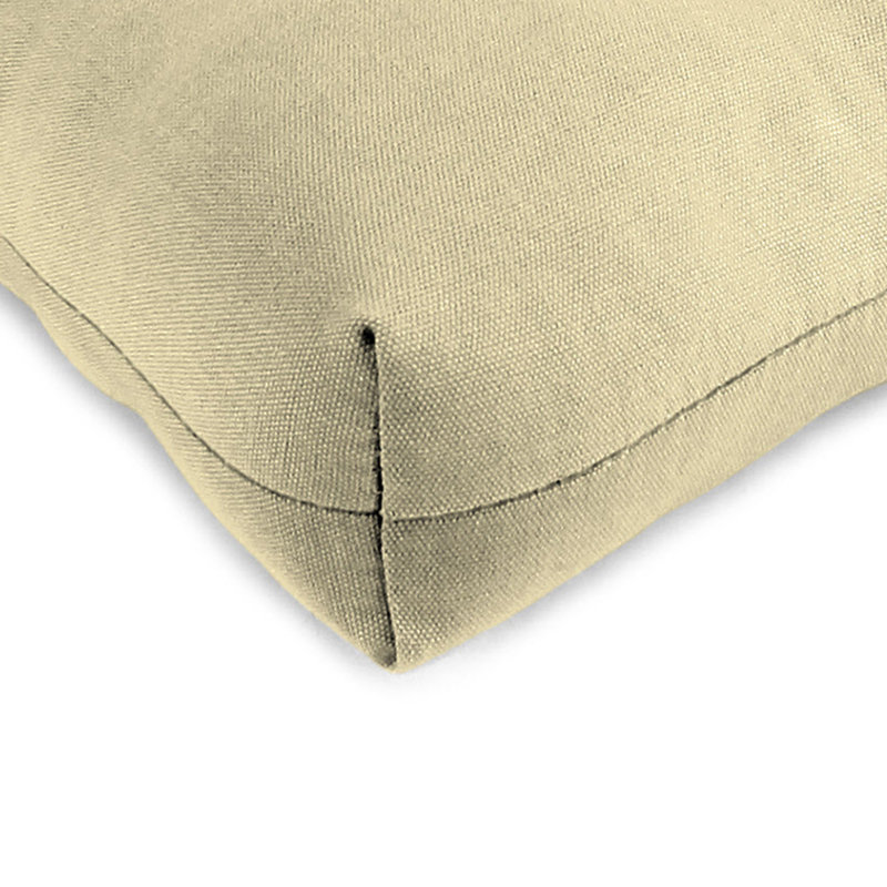 Coussin de siège en osier 18 "x 18" (ensemble de 2), Beige