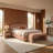 Devotia Queen Modern Upholstered Platform Bed With Curved Headboard, Hydraulic Lift Storage Bed-1085745341-1085745340