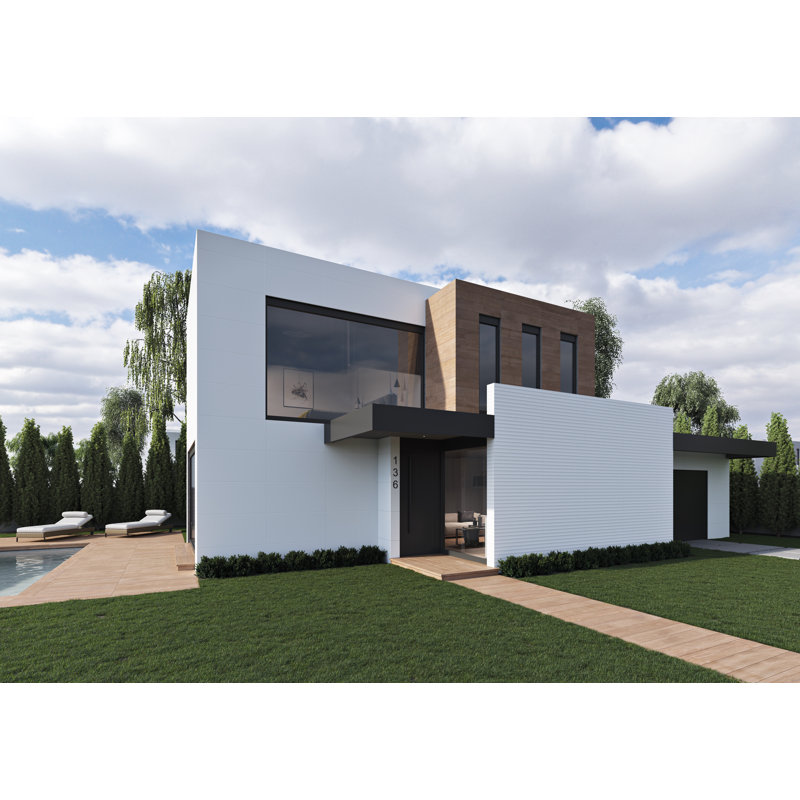 Carreau de mur et de plancher en porcelaine à bord droit 24 po x 48 po