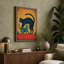 Cat and Dog Together Boho 1 Piece Wrapped Canvas Wall Art-660579913-660579953