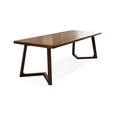 Modern and simple solid wood rectangular dining table