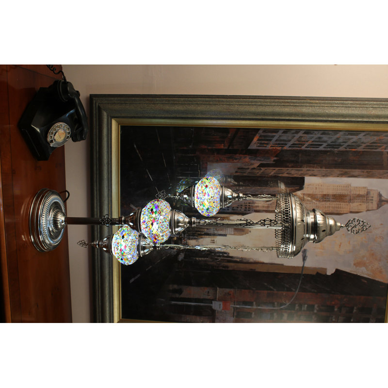 Dildy 105cm Silver Lighting Floor Lamp
