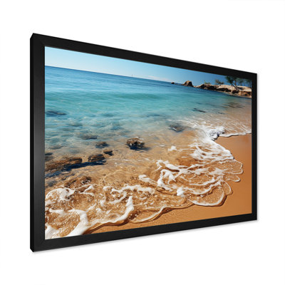 Ombres de rivage sur une belle plage I