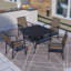 Chaise de salle à manger d'extérieur empilable (ensemble de 6)-289039123