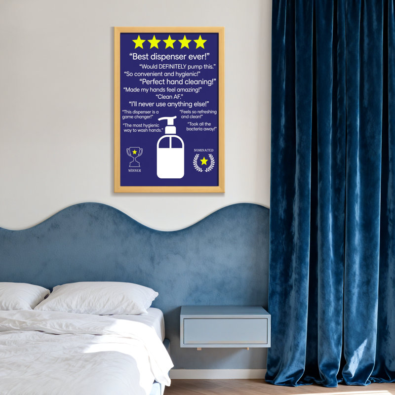Impression de distributeur de main Bath & Laundry, H 36 po x l 24 po, Toile tendue, Ne s’applique pas