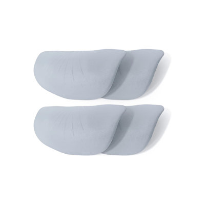 Appuie-tête de spa 4 pièces, conception antidérapante, gris