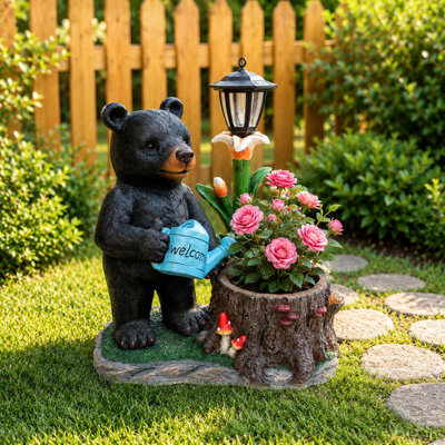 Outdoor Garden Sculpture Flower Pot Planter