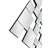 Janinne Rectangular Accent Wall Mirror with Beveled Irregular Tile Pattern