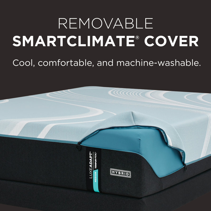 TEMPUR-LuxeAdapt® Medium Hybrid 13" Mattress, King
