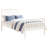 Grove White Wood Twin Open Frame Bed