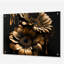 «Black and Gold Daisy III» - Art mural acrylique marguerite-238470766