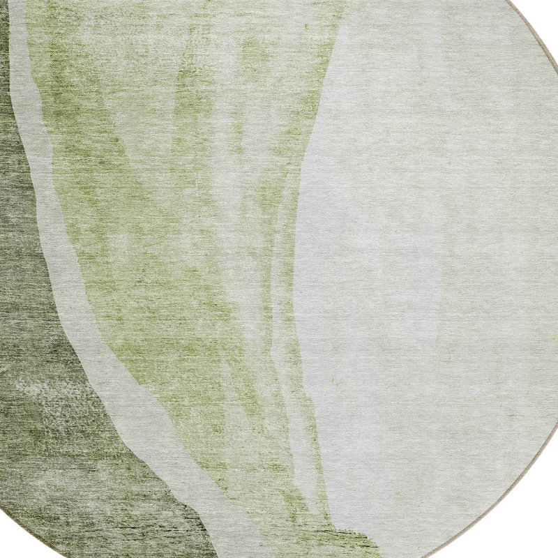 Tapis beige rond 8 po