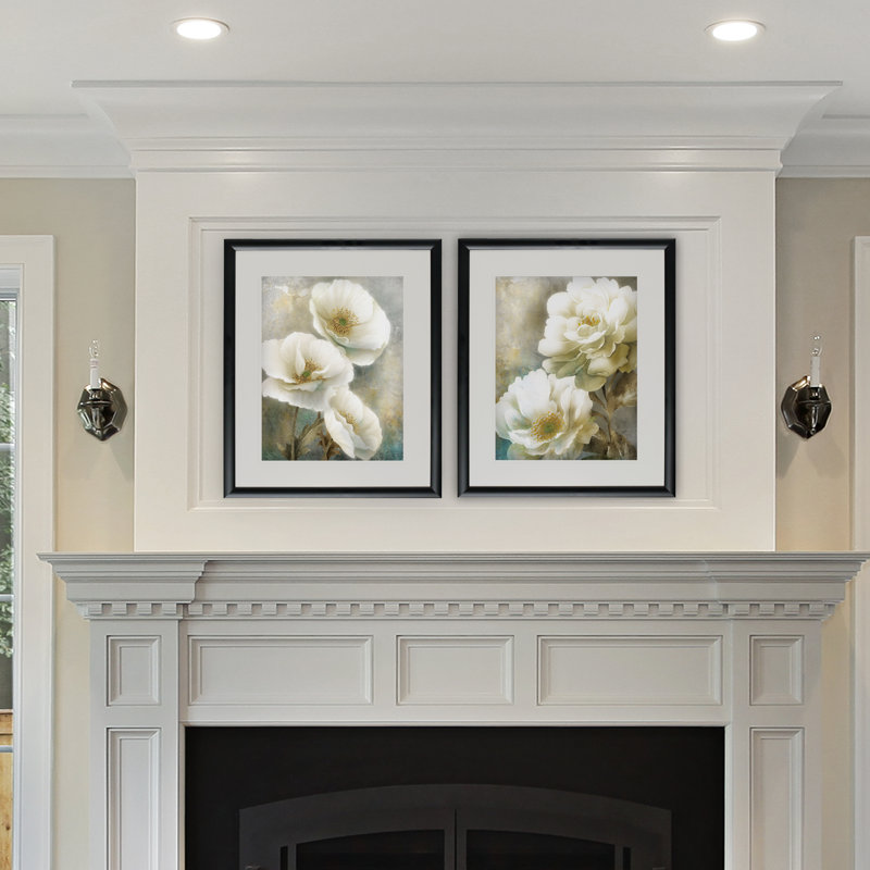" Soft Spring " 2 - Pieces, Black Framed