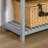 Coffee Bar Cabinet with Drawers and Slatted Bottom Shelf-625404077