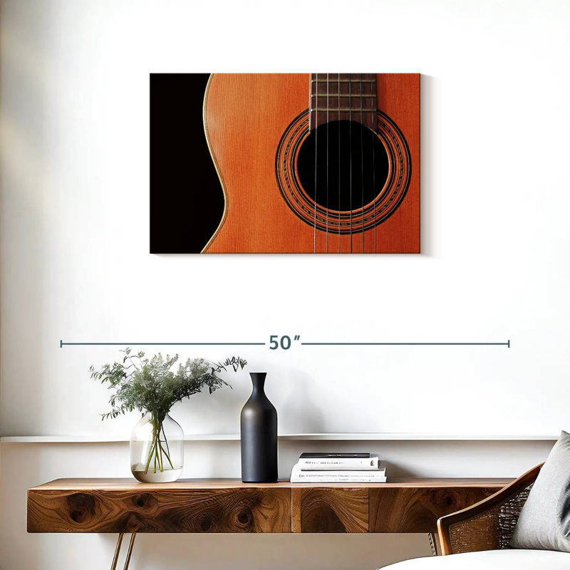 Guitare acoustique en bois Abarca, H 20 po x l 30 po
