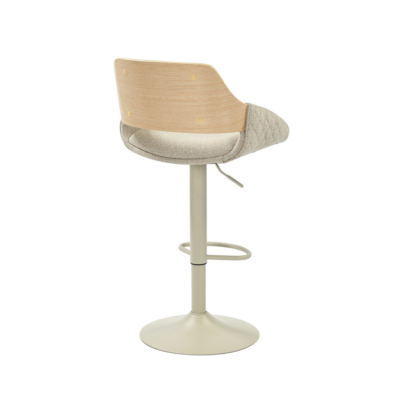 Swivel Yes Bar Stool with Steel Frame