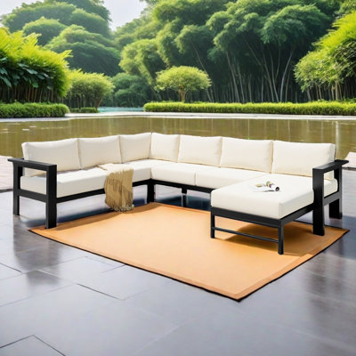 Margolf 5 - Person Outdoor Seating Group with Cushions by Latitude Run