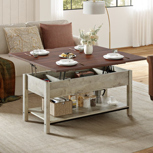 Torron 4-in-1 Multi-Fuction Lift Top Coffee Table with Storage