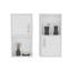 Armoire à pharmacie murale H 24 po H, deux portes, deux tablettes-1469135514