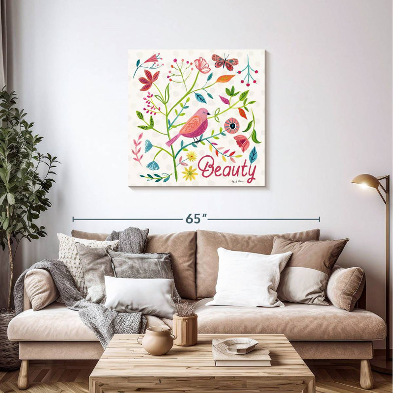 Budding Beauty II, 36" H x 36" W