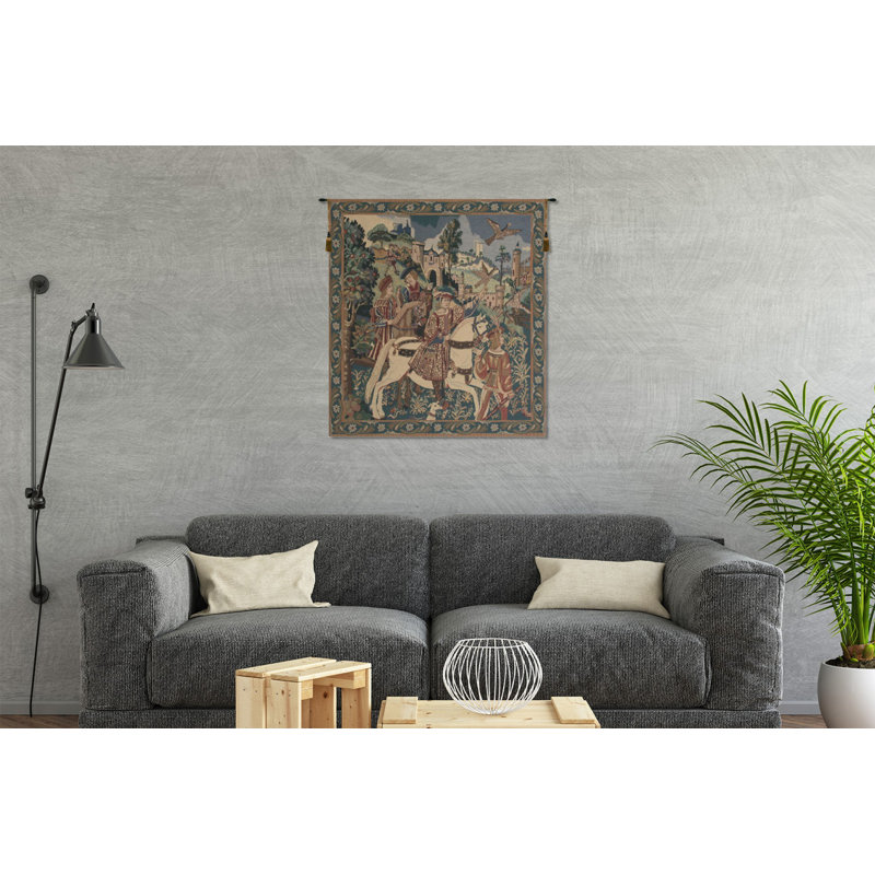 Loom Woven Cotton Blend Wall Hanging, 69" H x 56" W