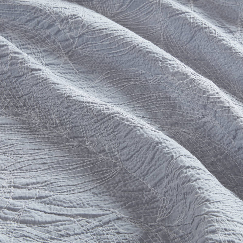 Ensemble de literie Serene TENCEL en coton jacquard botanique, Double/Grand