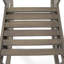 Grey Wood Rocking Chair With Feature And Extendable Foot Rest Reclining Motion Colour