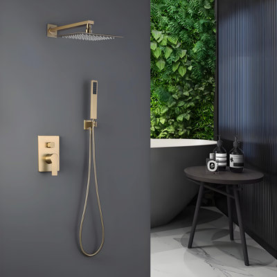 Système de douche complet avec valve brute