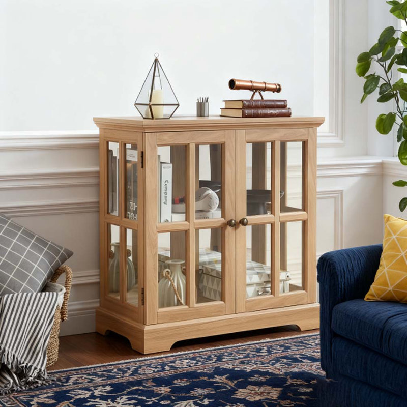 Vitrine à DEL, Chêne