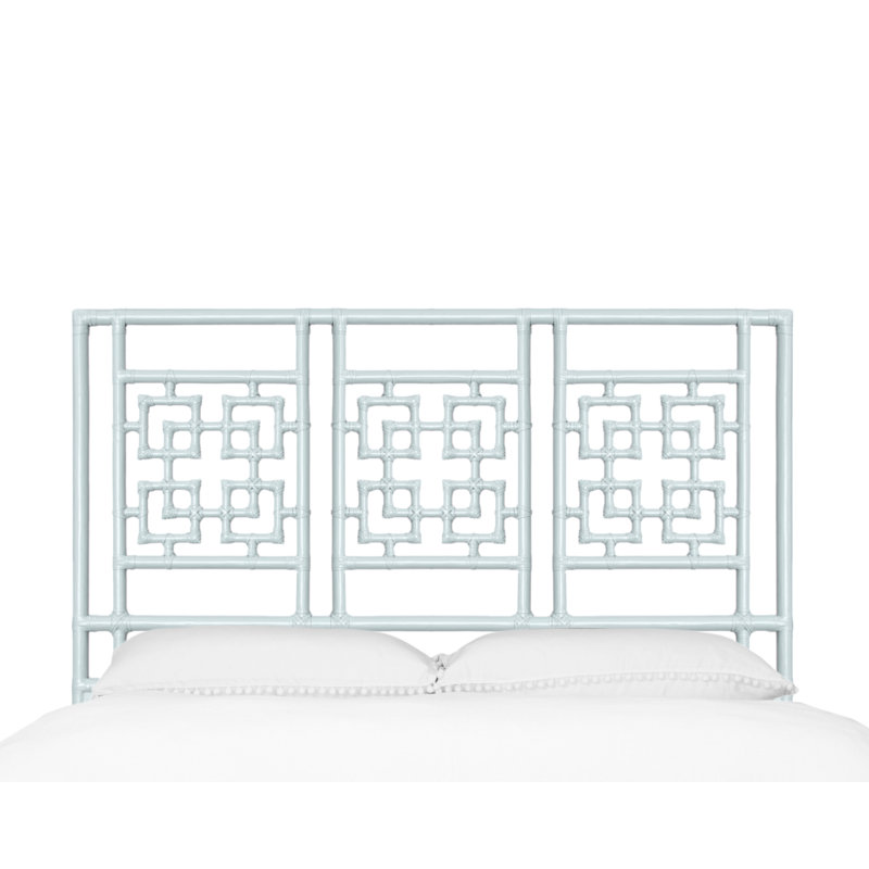 Palm Springs Open-Frame Headboard, Queen, Light Blue