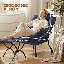 Chaise avec accoudoirs rembourrée avec repose-pieds et repose-pieds moderne-100764244