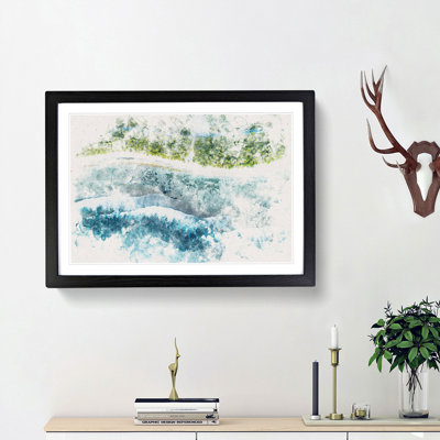 Over the Maldives - Framed Print