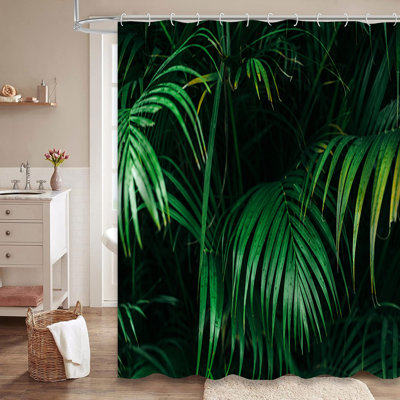 Rideau de douche avec 12 crochets