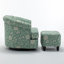 Ensemble de fauteuil pivotant avec repose-pieds-1255226861