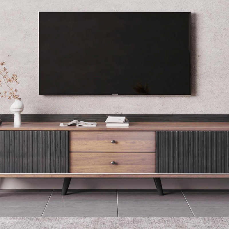 Meuble télé 63 po Mid Century