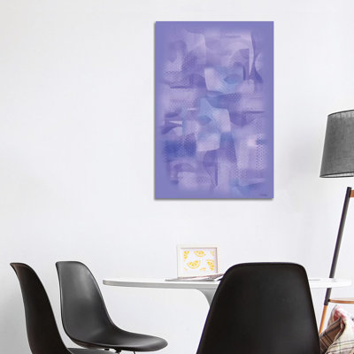 Almost Blue 1 Piece Wrapped Canvas Painting