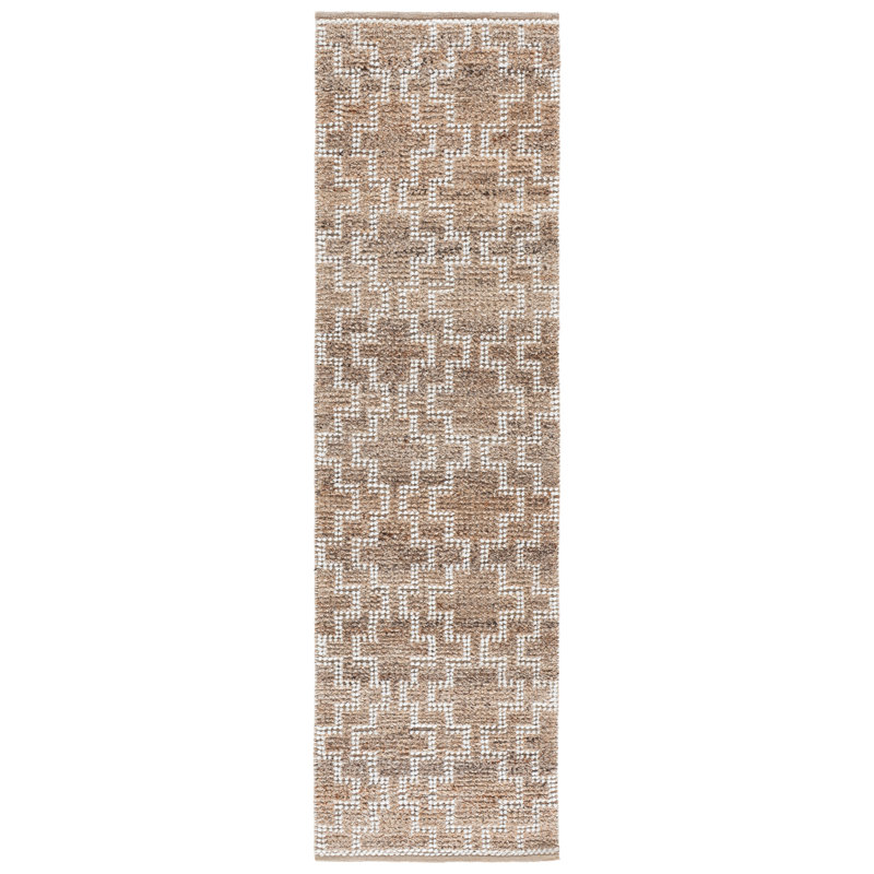 Tapis d'intérieur tissé à la main P.E.T Bankhead Vermont, Tapis de couloir 2 pi 3 po x 8 pi 0 po