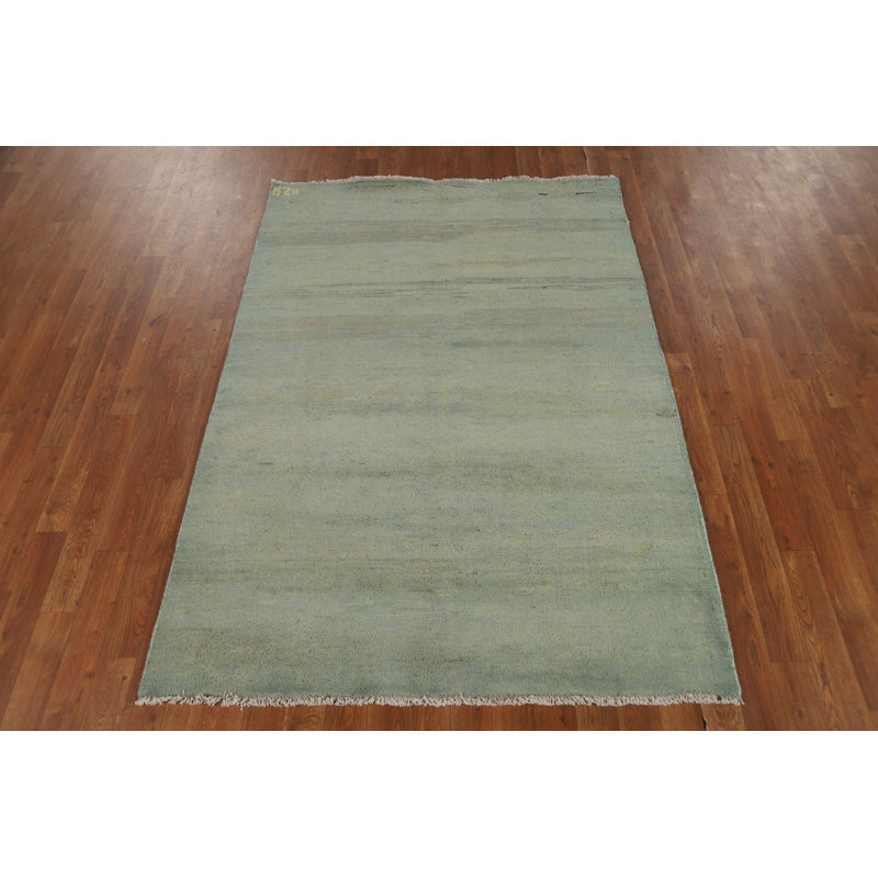 Handmade Gabbeh Modern Accent Rug 4x6