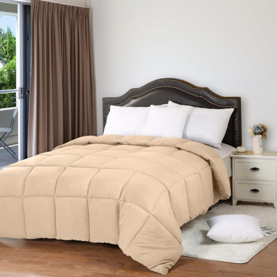 Édredon pour très grand lit, housse de couette toutes saisons, édredon en duvet synthétique avec languettes de coin, lavable à la machine