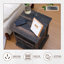 18'' W Rustic Espresso Farmhouse Side Table with Charging Station-735237225