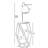 Luro Elegant Floor Lamp with 100% Fir Wood Bookstand, Wicker Color, 65 x 39.4 x 65 inches | Durable Metal Body, Max 60W E27 Socket | Perfect for Living Room, Bedroom, or Home Office, Stylish & Functional Design