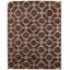 Semicircle Hand Woven Cotton and Wool Geometric Area Rug-107096411