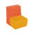 Orange / orange clair sélectionné