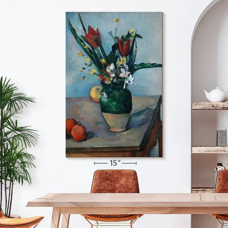 Le vase des tulipes, 51" H x 34" W